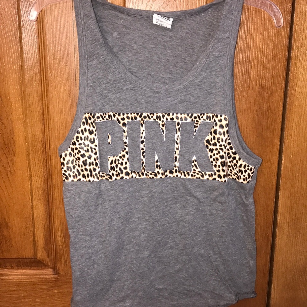 Gray PINK tank top